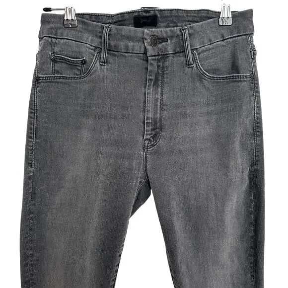 Mother Denim Women's High Waisted Looker Ankle Fray Lighting Up Lanterns,Size 28 - Picture 6 of 9